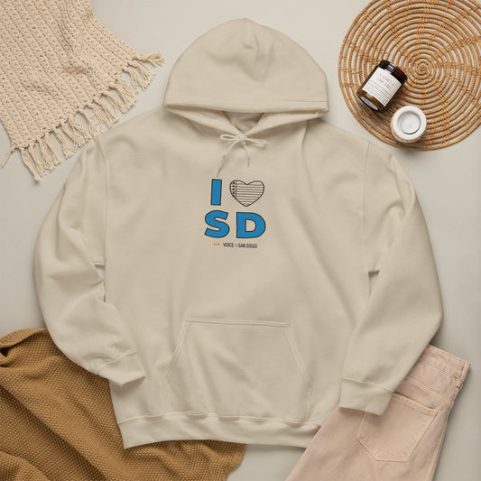 Politifest 2026 I Heart San Diego Hoodie — Landmarks Design