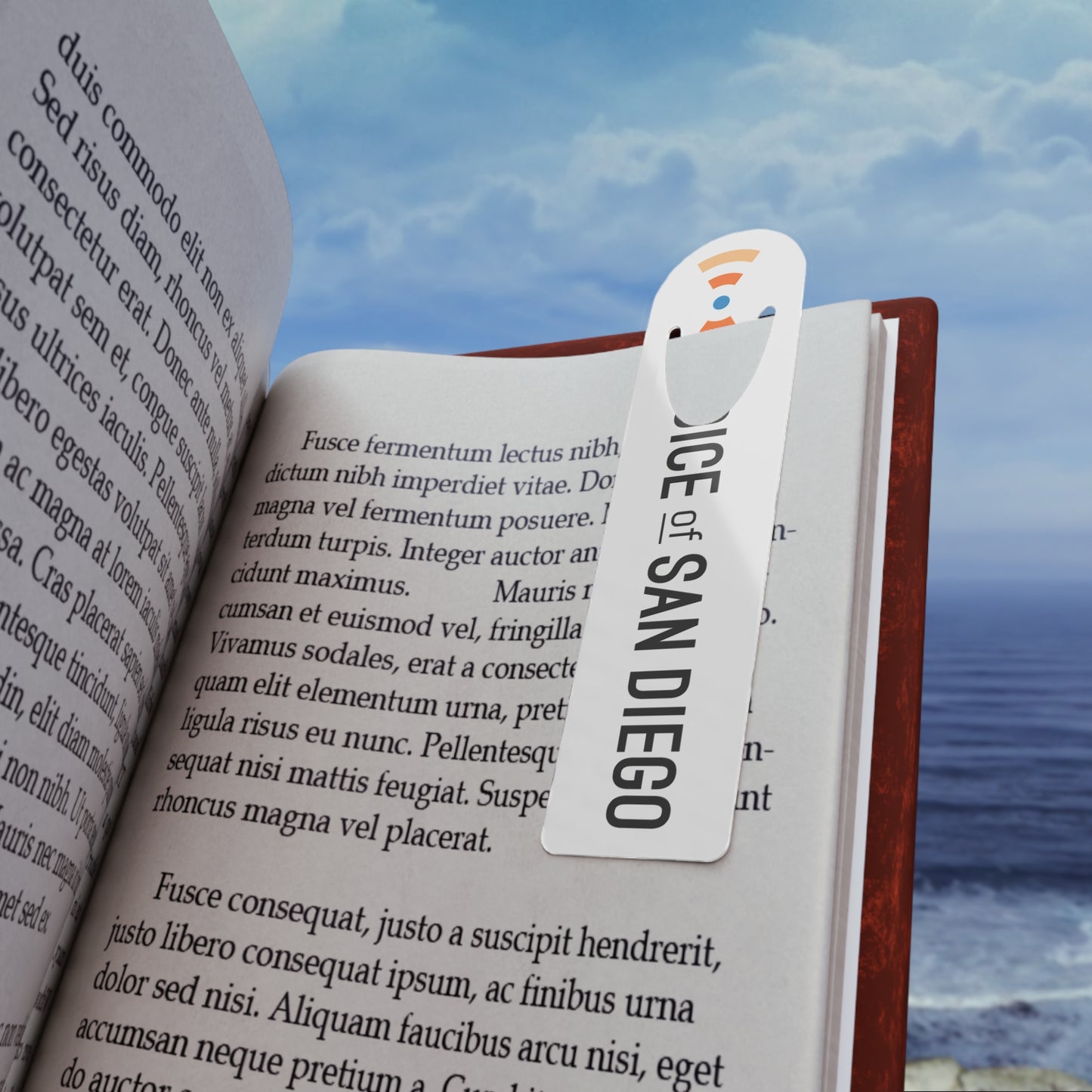 Modern Stainless Steel Bookmark