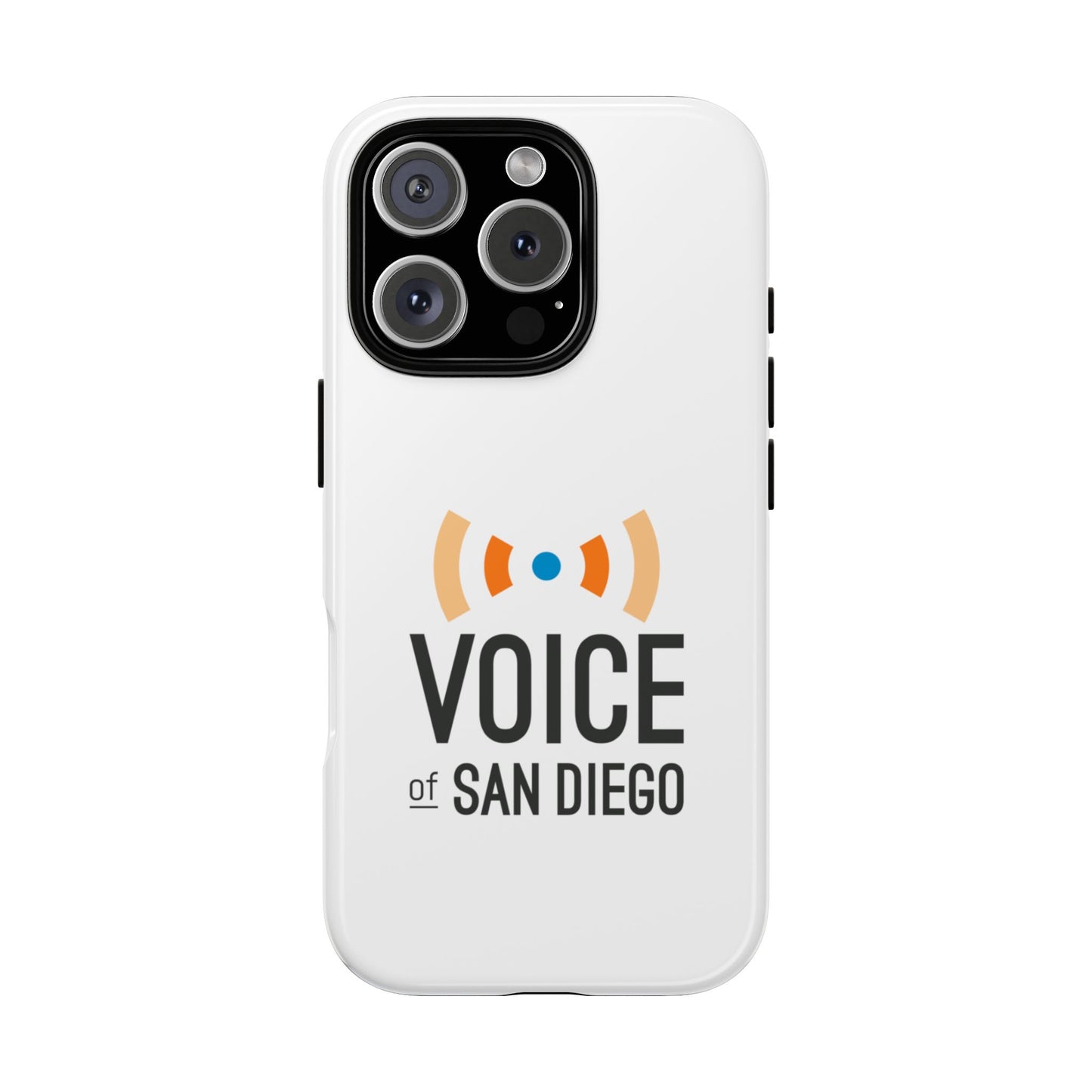 Voice of San Diego Tough Phone Case, Customizable Phone Cover, Unique Gift for San Diego Lovers, Durable Cell Phone Case, Protective Case