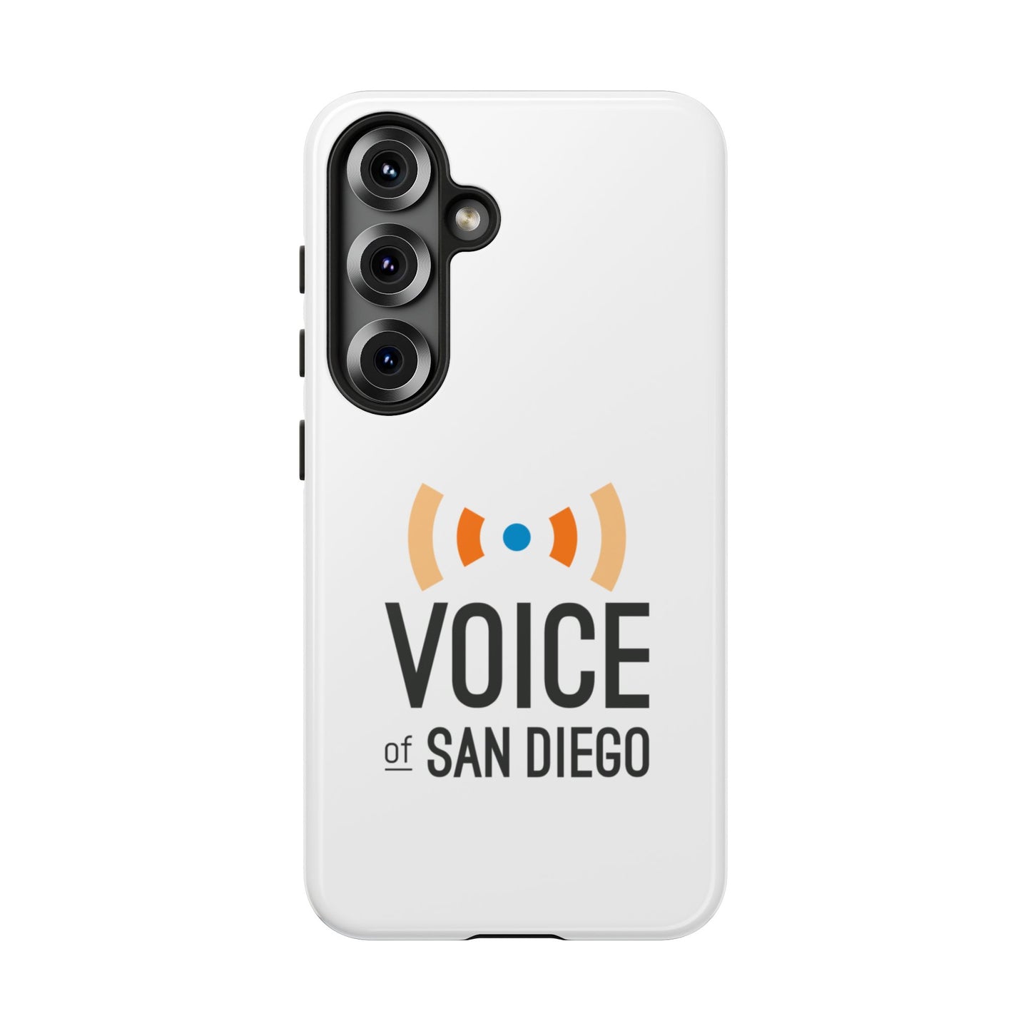 Voice of San Diego Tough Phone Case, Customizable Phone Cover, Unique Gift for San Diego Lovers, Durable Cell Phone Case, Protective Case