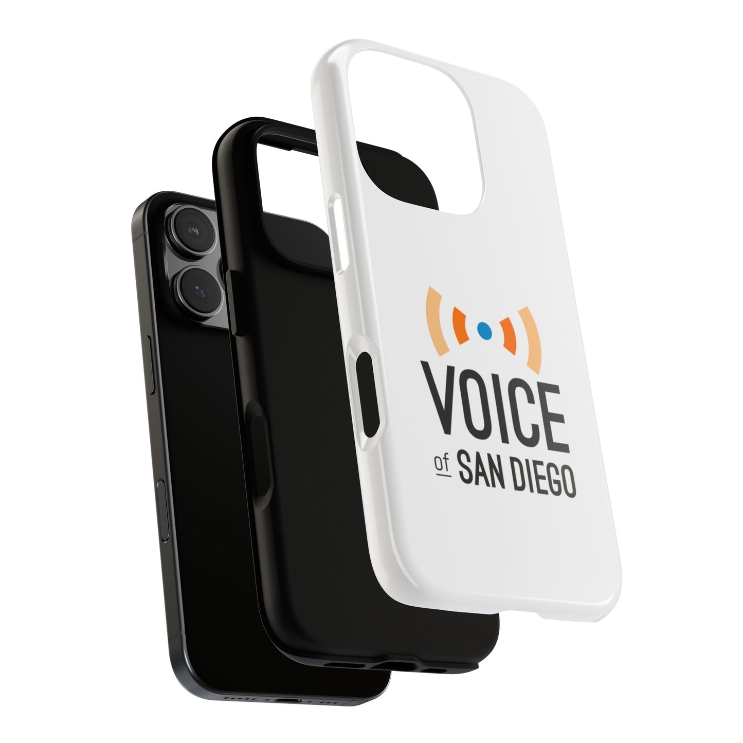 Voice of San Diego Tough Phone Case, Customizable Phone Cover, Unique Gift for San Diego Lovers, Durable Cell Phone Case, Protective Case