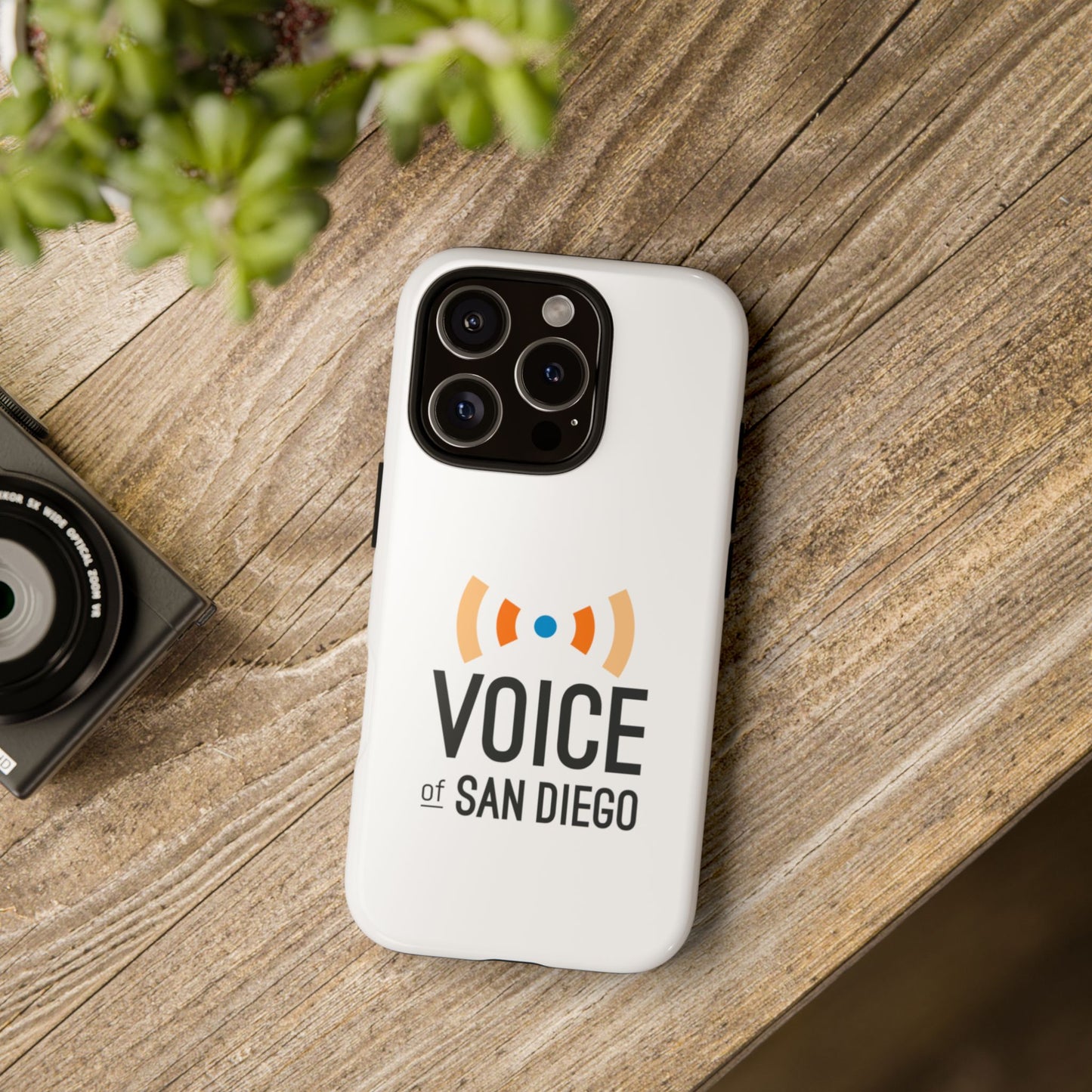 Voice of San Diego Tough Phone Case, Customizable Phone Cover, Unique Gift for San Diego Lovers, Durable Cell Phone Case, Protective Case