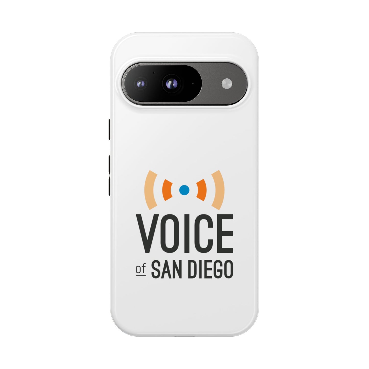 Voice of San Diego Tough Phone Case, Customizable Phone Cover, Unique Gift for San Diego Lovers, Durable Cell Phone Case, Protective Case