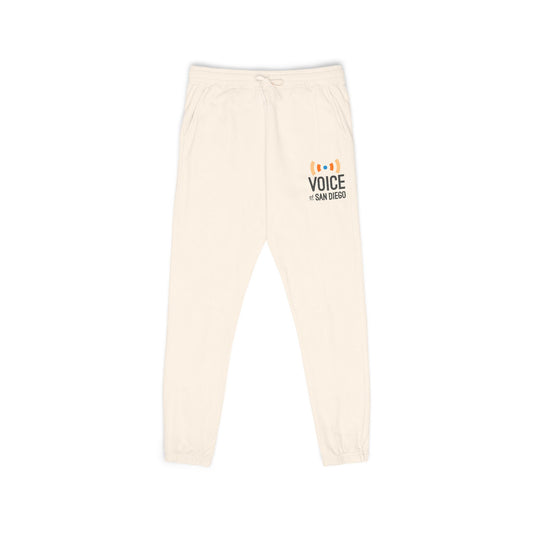 Good Vibes Campfire Sweatpants — Voice of San Diego Vintage Fleece Joggers