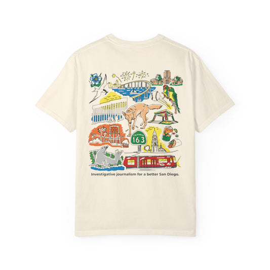 Politifest 2026 T-Shirt — I Heart San Diego Landmarks Tee