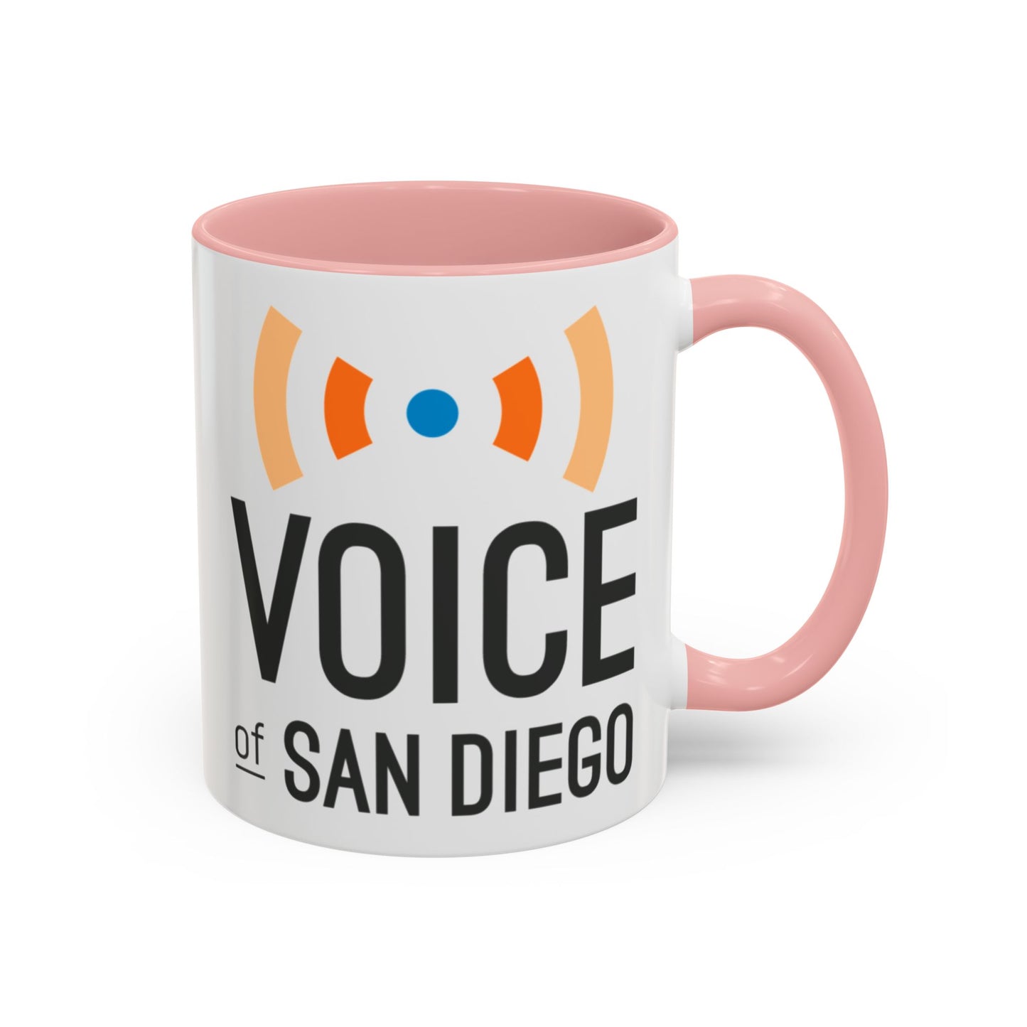 Voice of San Diego Accent Coffee Mug with Voice of San Diego Design