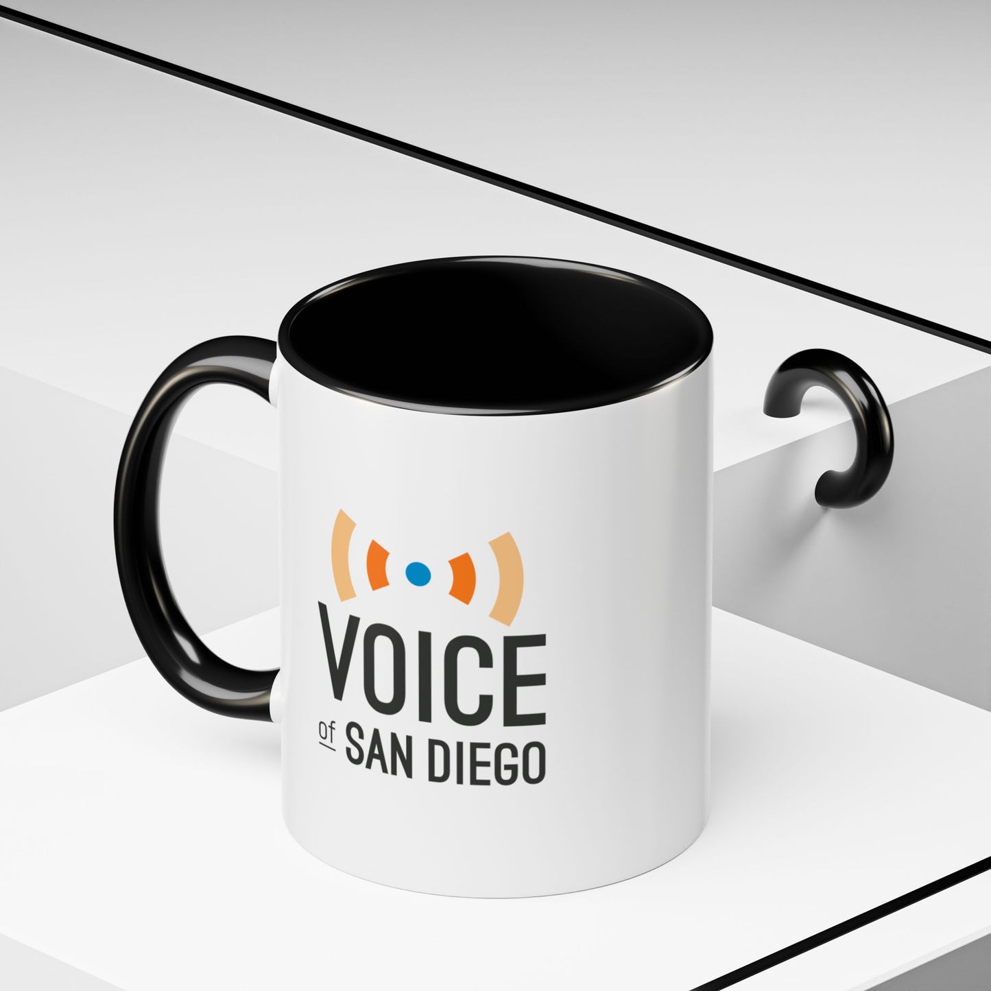 "Cup of Chisme" Voice of San Diego Coffee Mug, Gift for Coffee Lovers