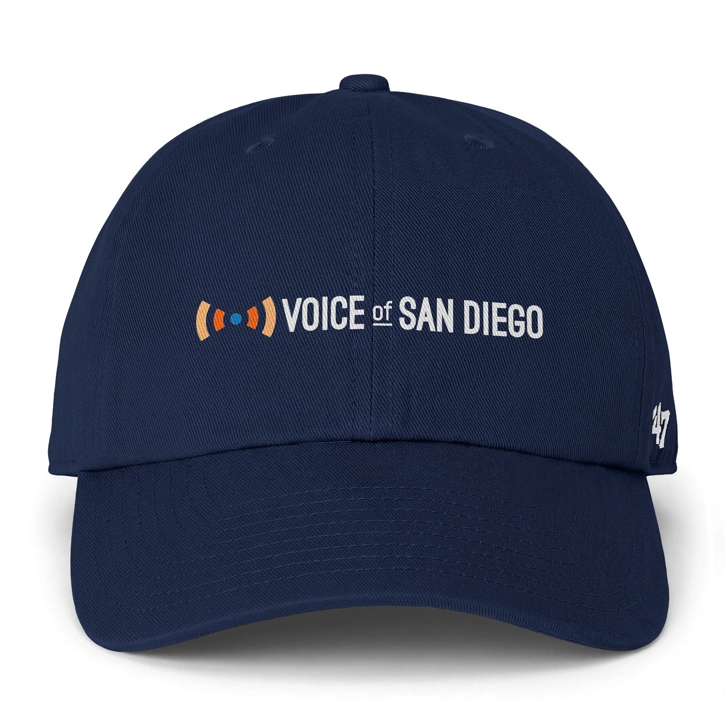 Baseball Cap — "Voice of San Diego" Embroidered Clean Up Cap