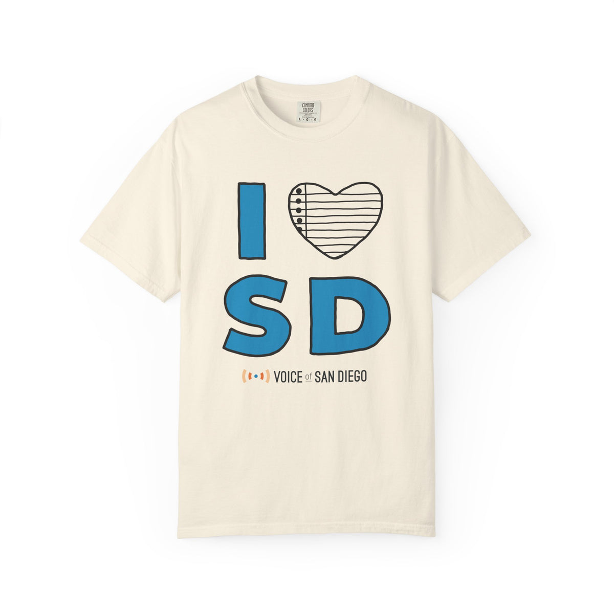 Politifest 2026 T-Shirt — I Heart San Diego Landmarks Tee