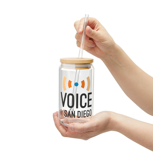 Voice of San Diego Sipper Glass