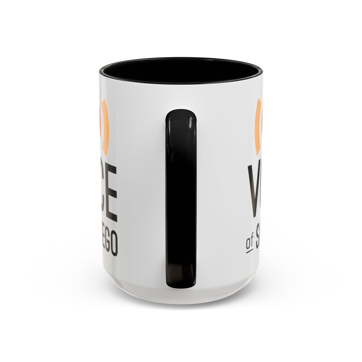 Voice of San Diego Accent Coffee Mug with Voice of San Diego Logo