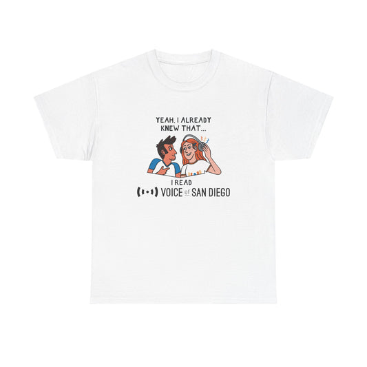 Voice of San Diego Politifest 2025 T-shirt