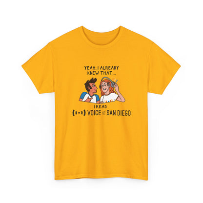 Voice of San Diego Politifest 2025 T-shirt