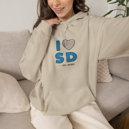 Politifest 2026 I Heart San Diego Hoodie — Landmarks Design