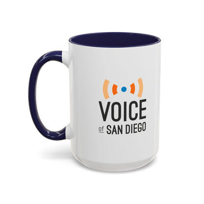 "Cup of Chisme" Voice of San Diego Coffee Mug, Gift for Coffee Lovers