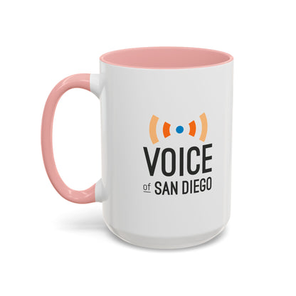 "Cup of Chisme" Voice of San Diego Coffee Mug, Gift for Coffee Lovers