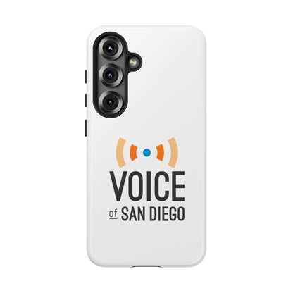 Voice of San Diego Tough Phone Case, Customizable Phone Cover, Unique Gift for San Diego Lovers, Durable Cell Phone Case, Protective Case