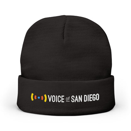 Voice of San Diego Embroidered Knit Beanie