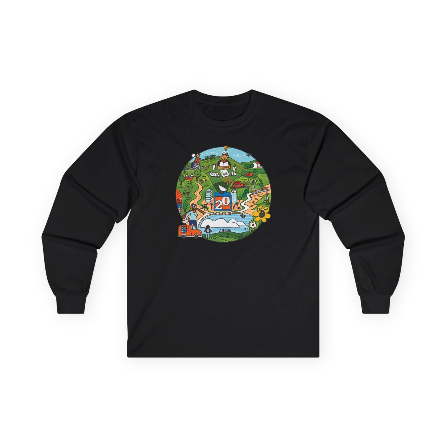 Voice of San Diego 20th Anniversary Adventure Long Sleeve Tee