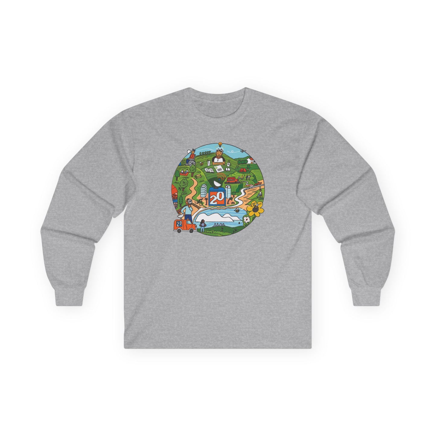 Voice of San Diego 20th Anniversary Adventure Long Sleeve Tee