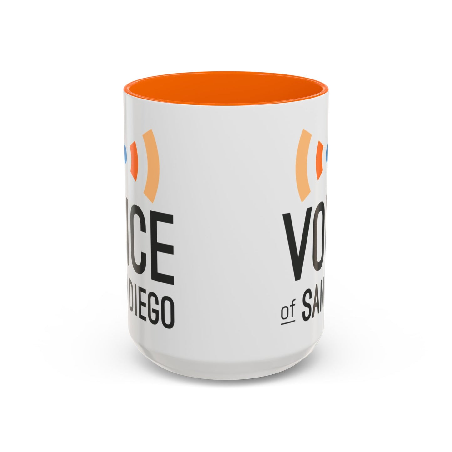 Voice of San Diego Accent Coffee Mug with Voice of San Diego Logo