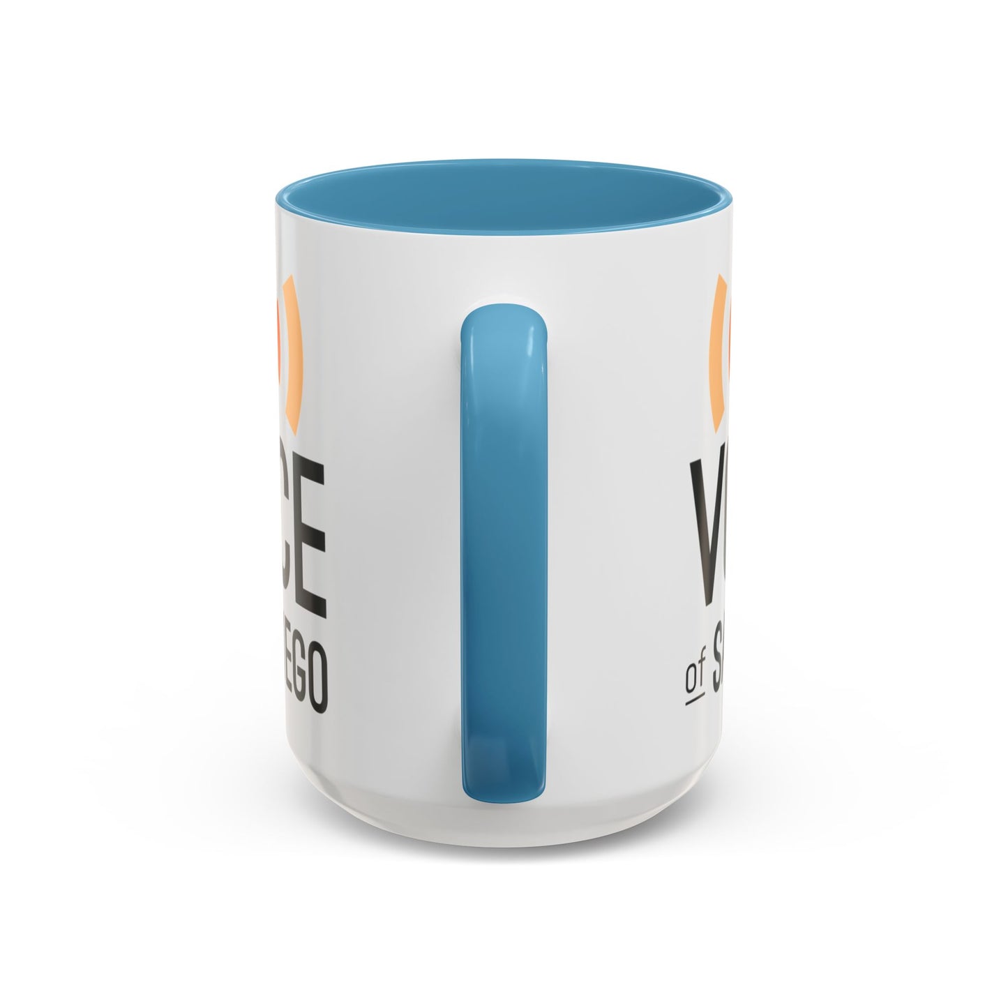 Voice of San Diego Accent Coffee Mug with Voice of San Diego Logo