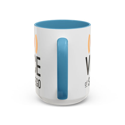 Voice of San Diego Accent Coffee Mug with Voice of San Diego Logo