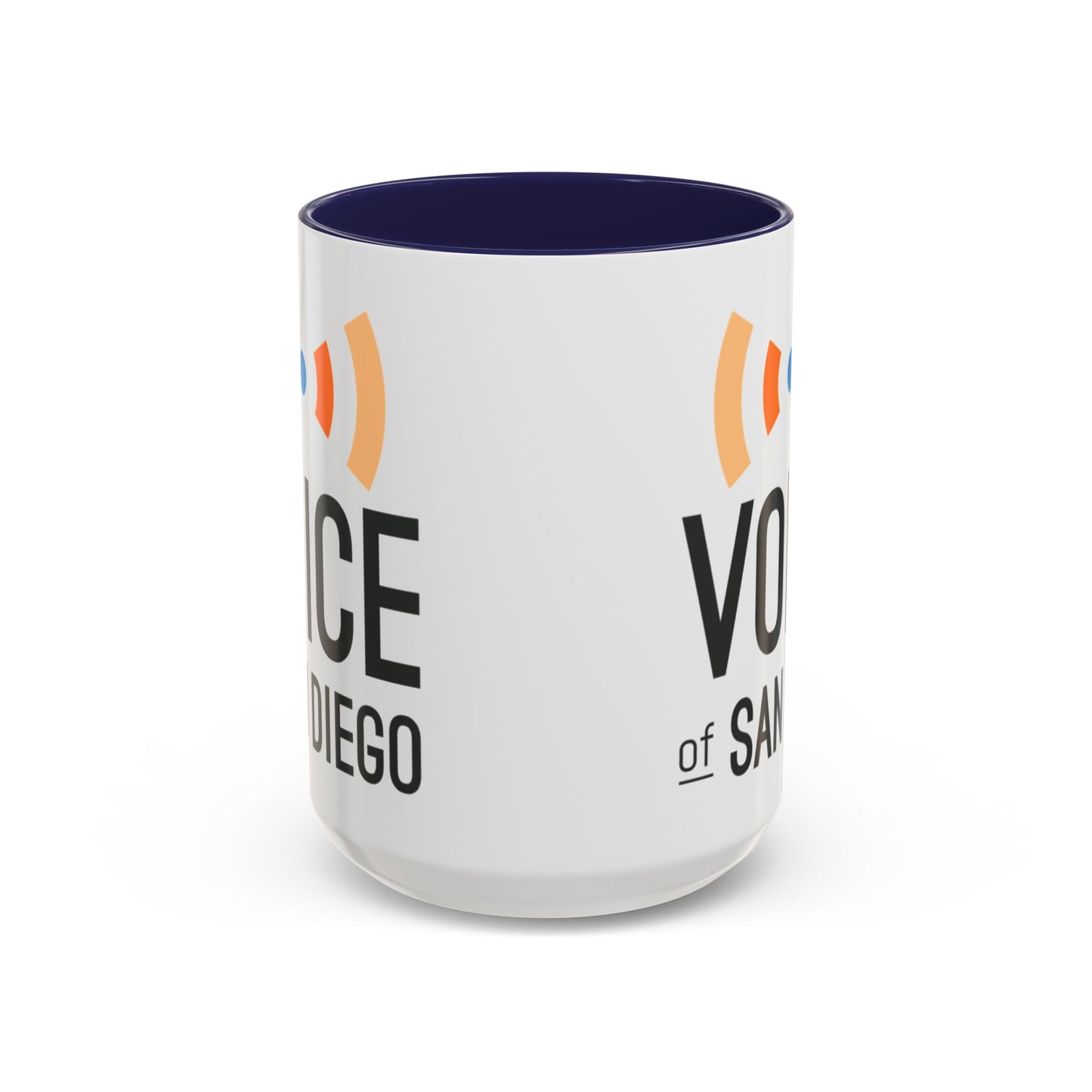 Voice of San Diego Accent Coffee Mug with Voice of San Diego Logo