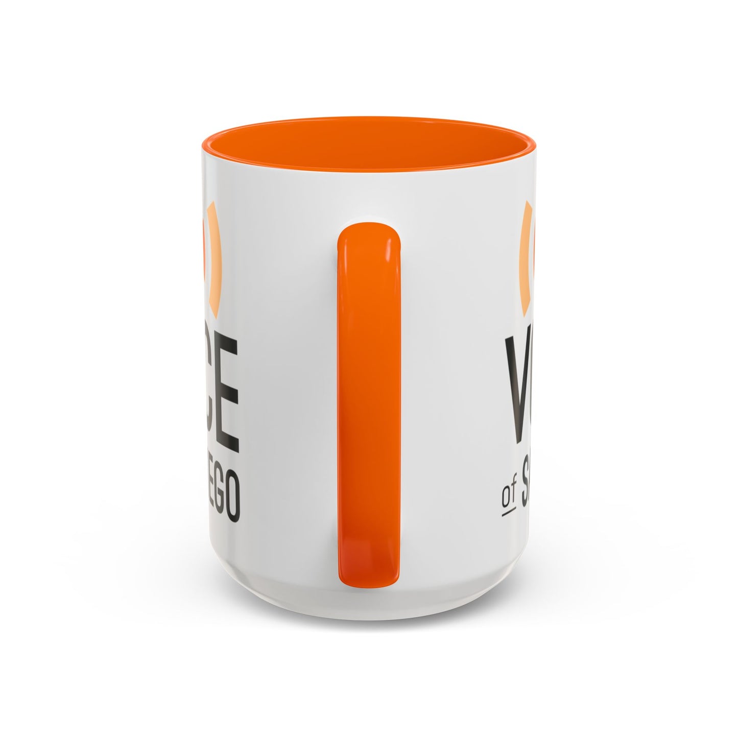 Voice of San Diego Accent Coffee Mug with Voice of San Diego Logo
