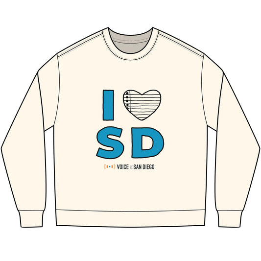 Politifest 2026 I Heart San Diego Long Sleeve T-Shirt — Landmarks Tee
