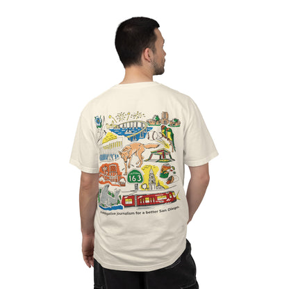Politifest 2026 T-Shirt — I Heart San Diego Landmarks Tee
