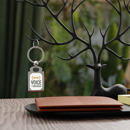 Custom Rectangle Keyring
