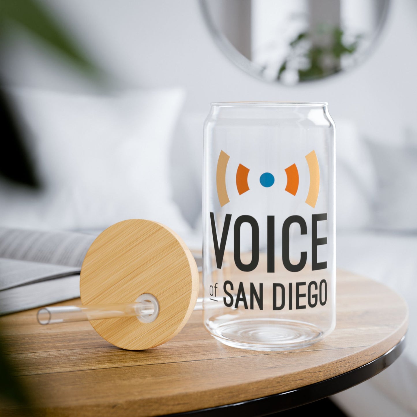 Voice of San Diego Sipper Glass