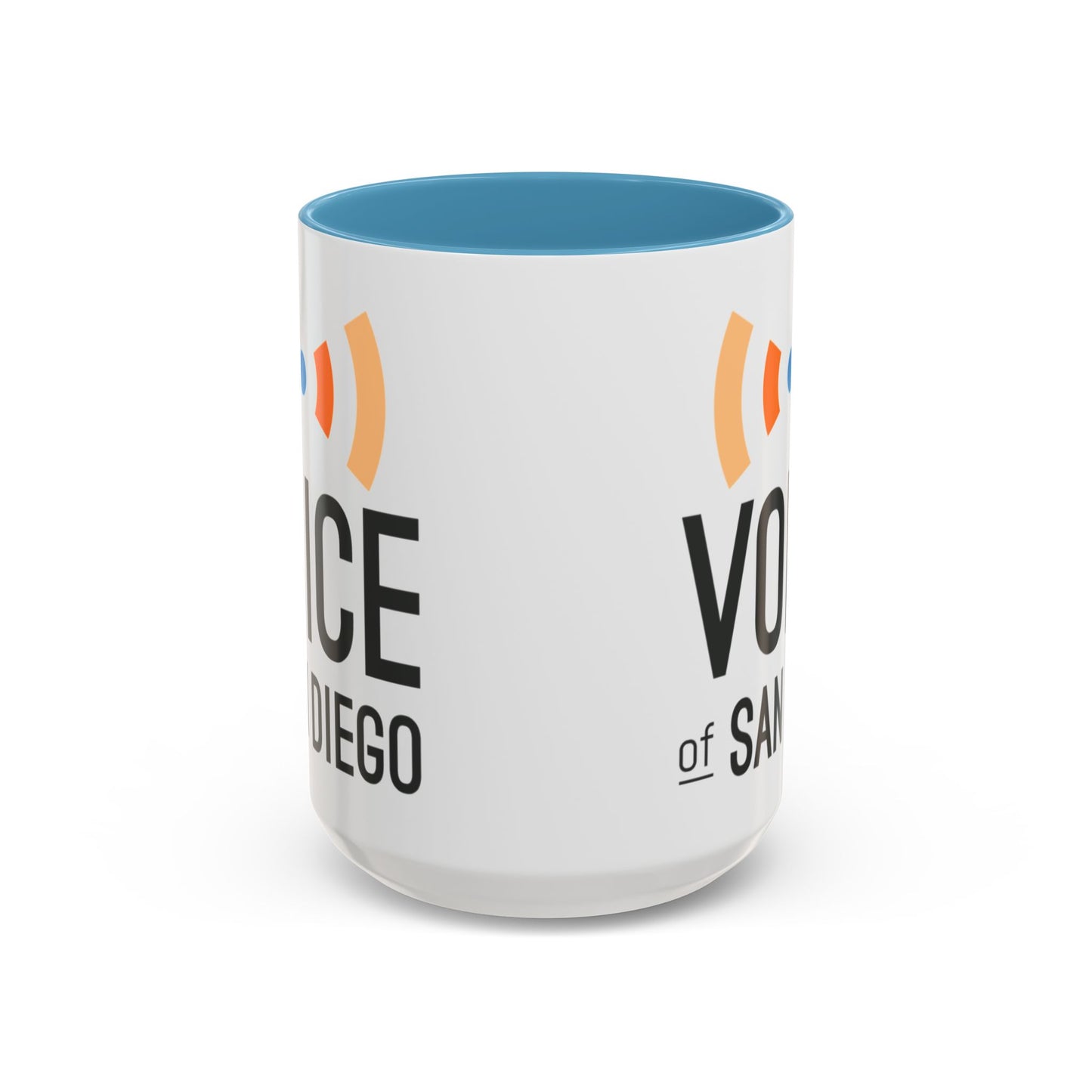 Voice of San Diego Accent Coffee Mug with Voice of San Diego Logo