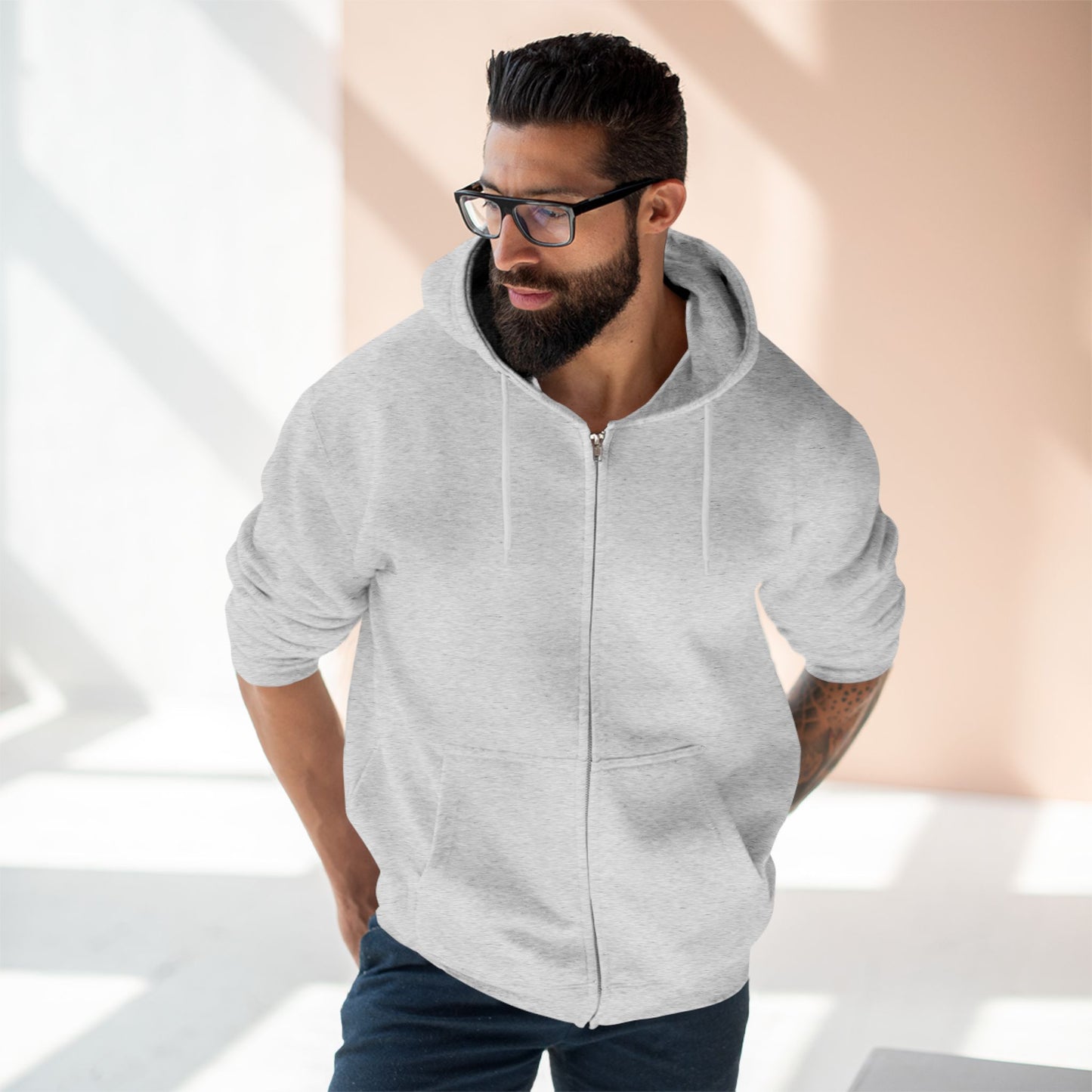 Voice of San Diego Zip Hoodie — Back Print
