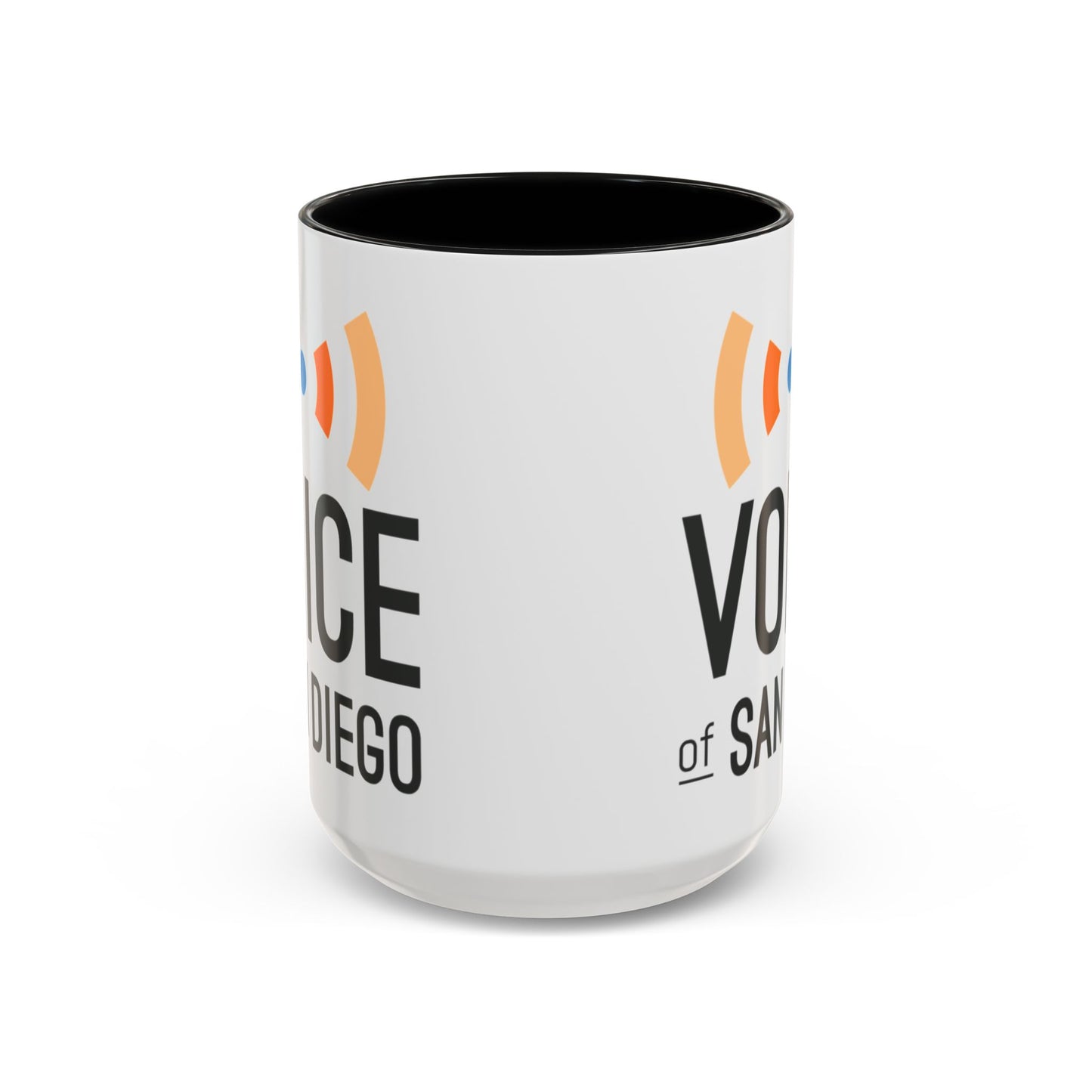 Voice of San Diego Accent Coffee Mug with Voice of San Diego Logo