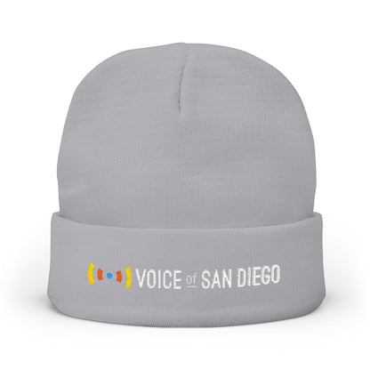 Voice of San Diego Embroidered Knit Beanie