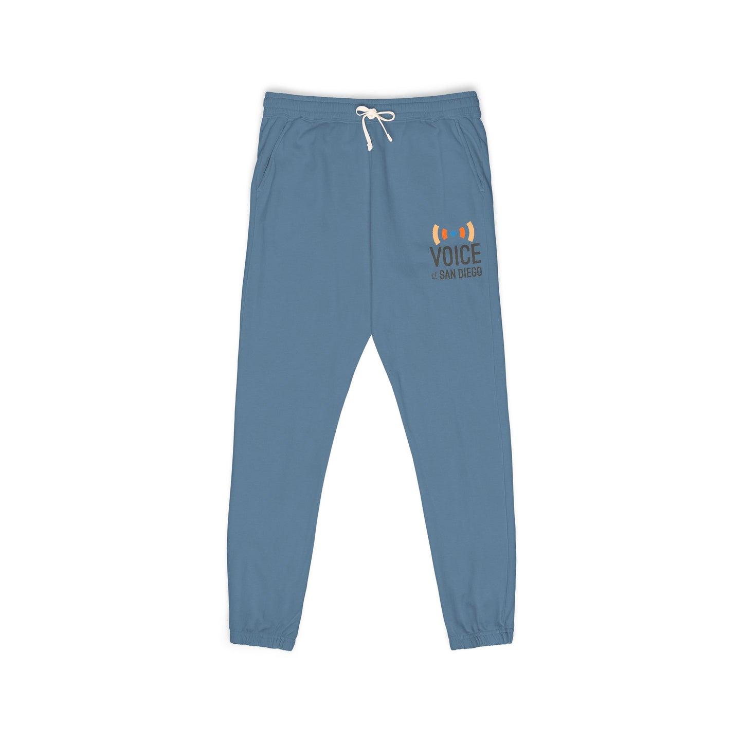 Good Vibes Campfire Sweatpants — Voice of San Diego Vintage Fleece Joggers