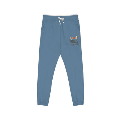 Good Vibes Campfire Sweatpants — Voice of San Diego Vintage Fleece Joggers