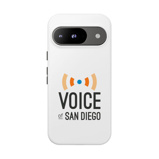 Voice of San Diego Tough Phone Case, Customizable Phone Cover, Unique Gift for San Diego Lovers, Durable Cell Phone Case, Protective Case
