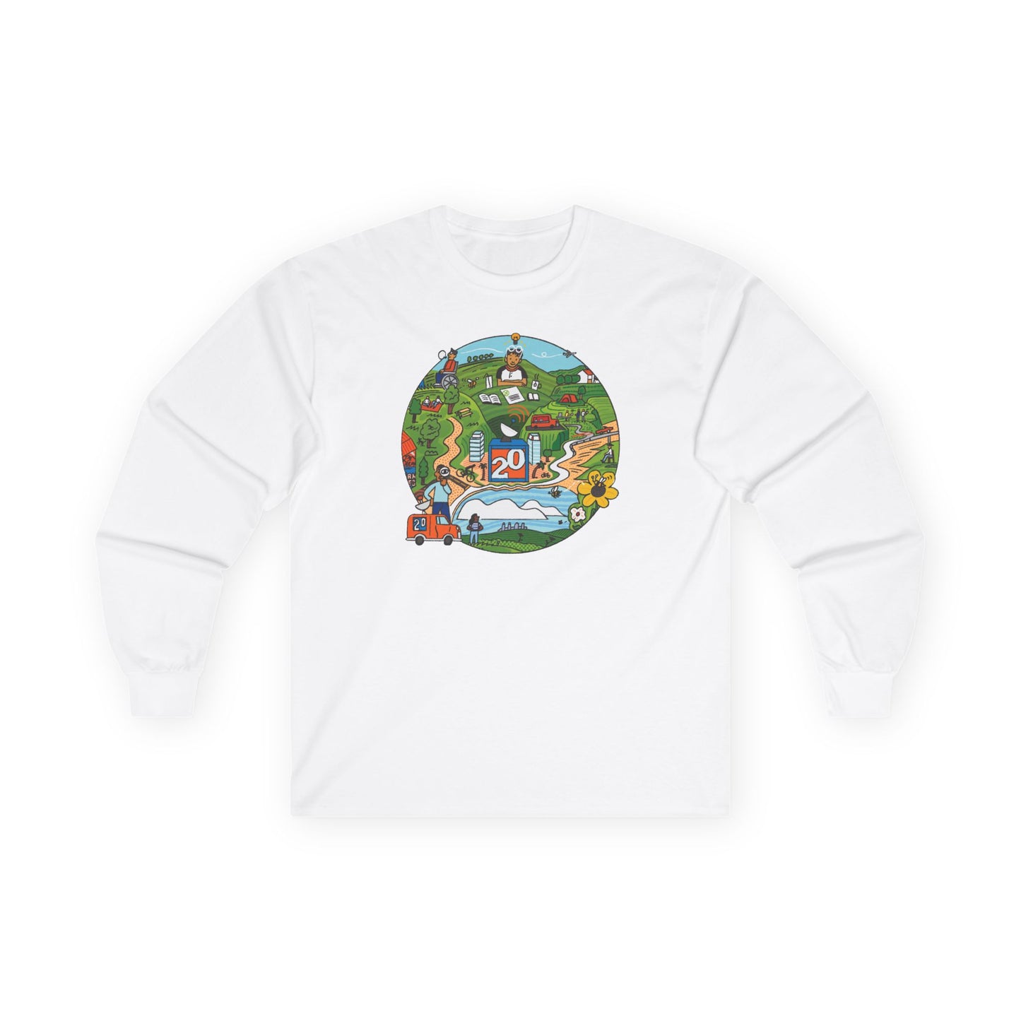 Voice of San Diego 20th Anniversary Adventure Long Sleeve Tee