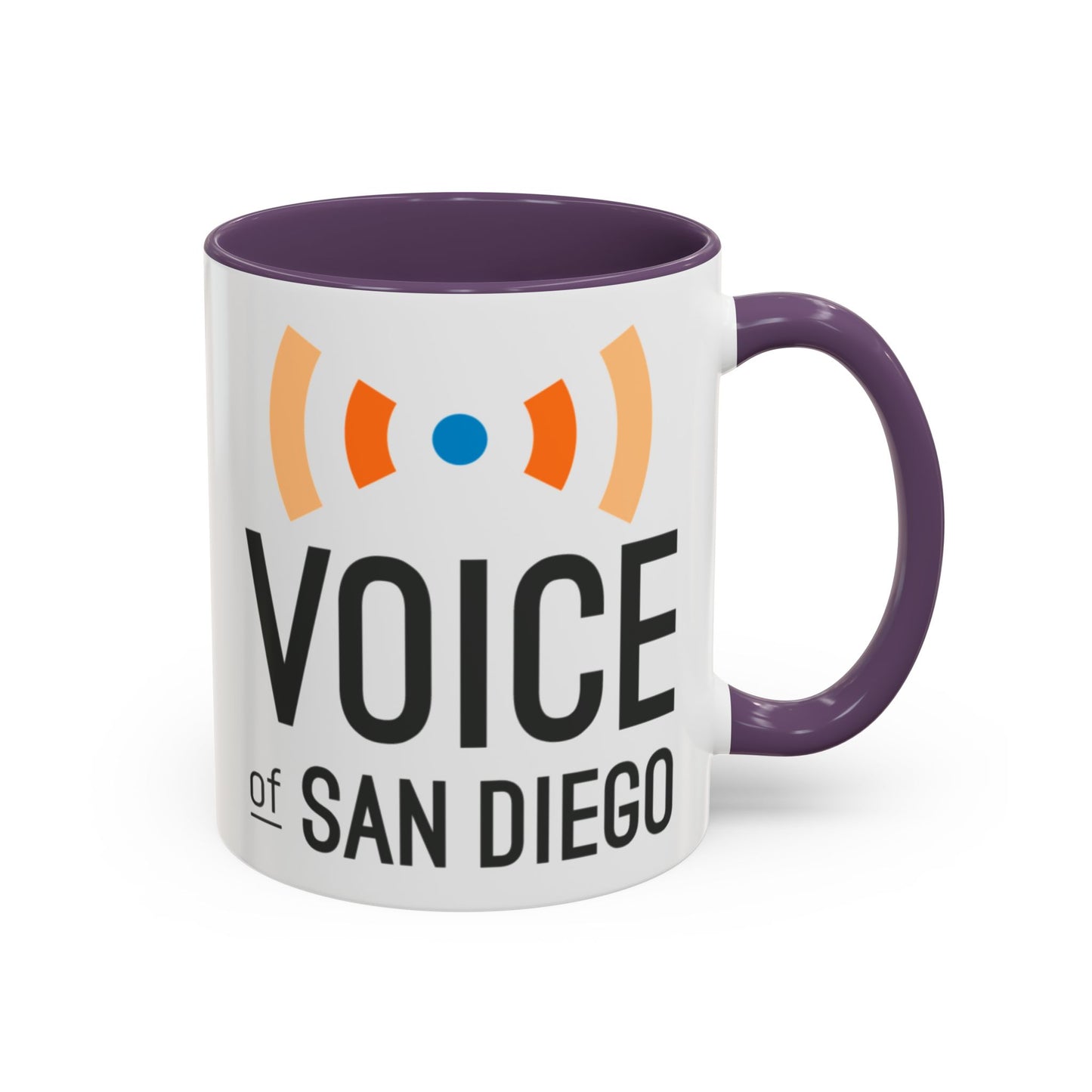 Voice of San Diego Accent Coffee Mug with Voice of San Diego Design