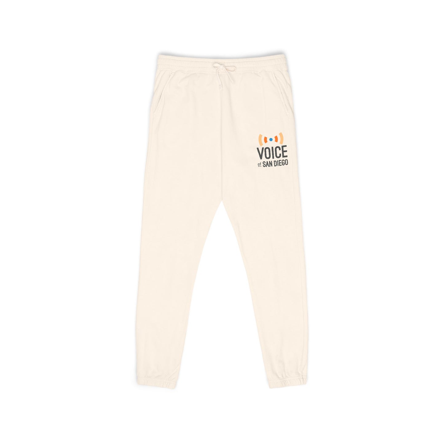 Good Vibes Campfire Sweatpants — Voice of San Diego Vintage Fleece Joggers