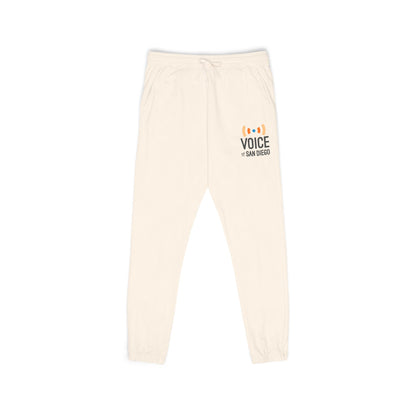Good Vibes Campfire Sweatpants — Voice of San Diego Vintage Fleece Joggers
