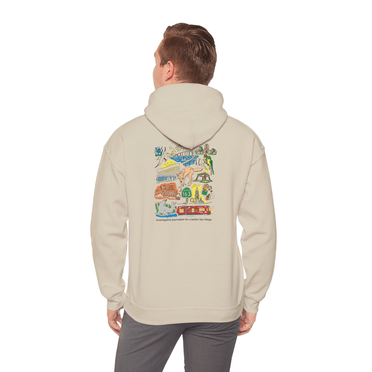 Politifest 2026 I Heart San Diego Hoodie — Landmarks Design