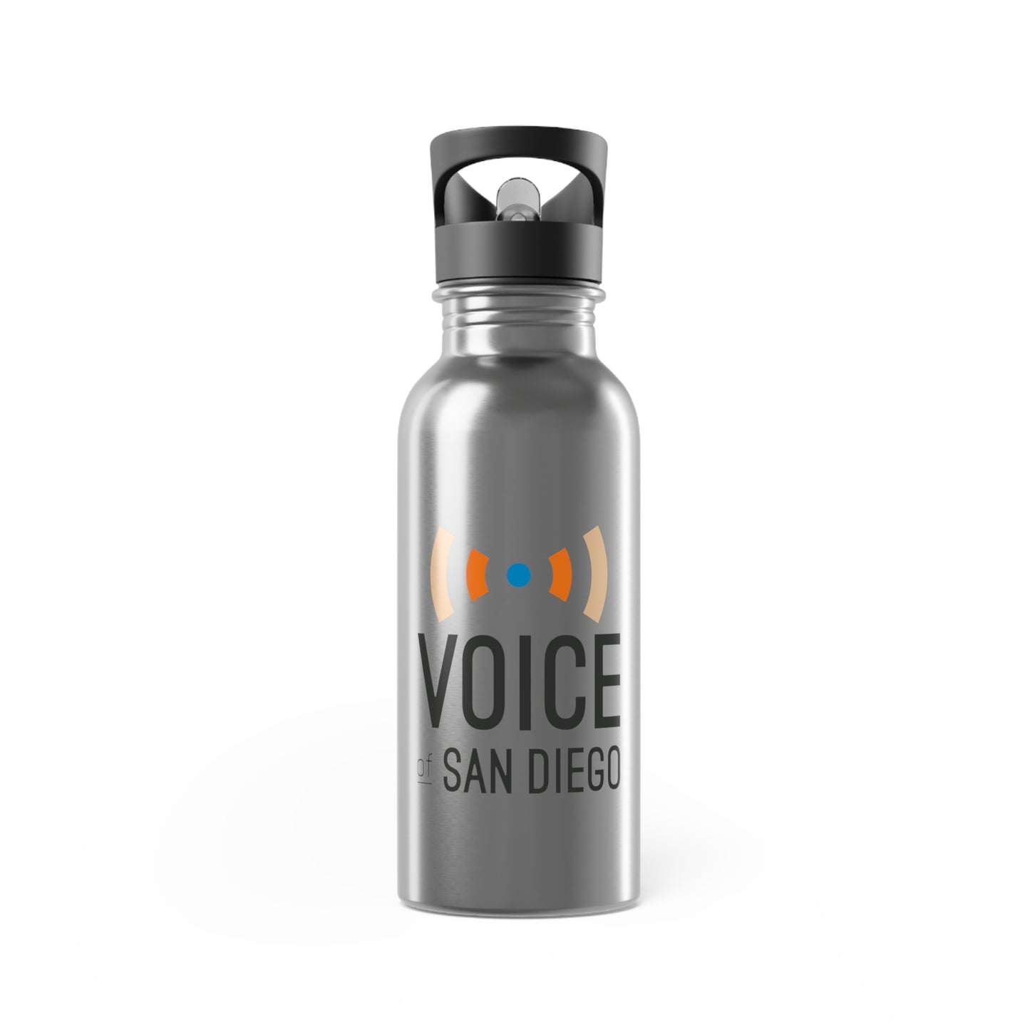 Voice San Diego Stainless Steel Water Bottle with Straw – 20oz Insulated Bottle