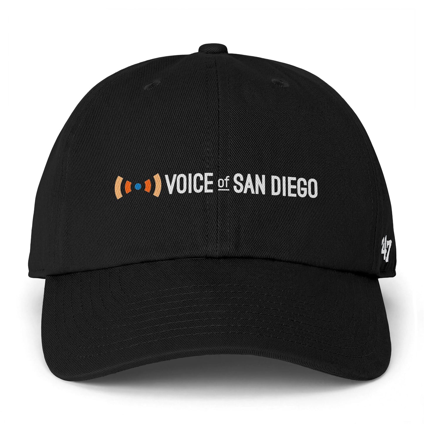 Baseball Cap — "Voice of San Diego" Embroidered Clean Up Cap