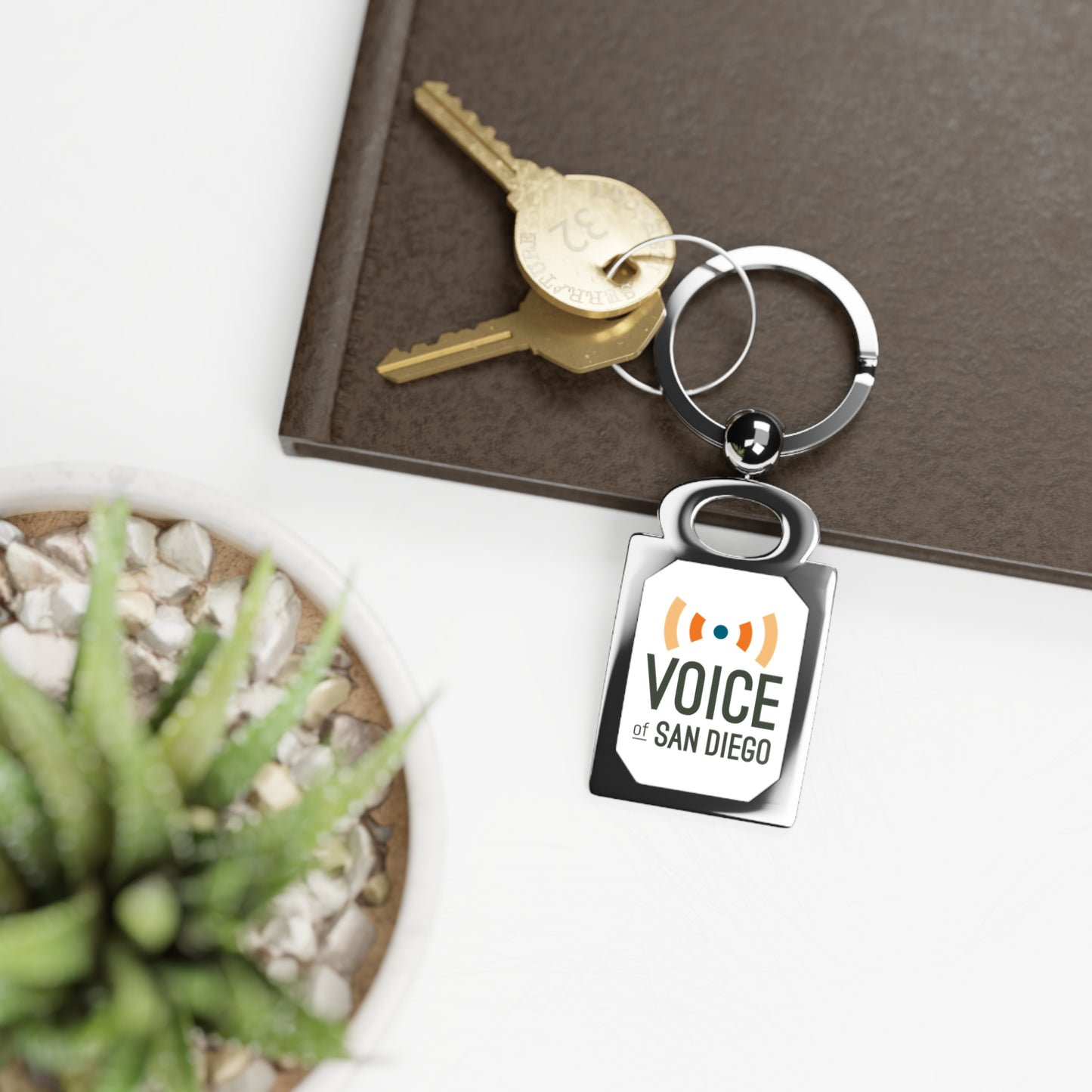 Custom Rectangle Keyring