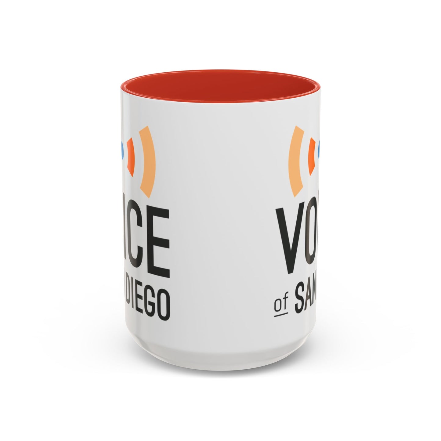 Voice of San Diego Accent Coffee Mug with Voice of San Diego Logo
